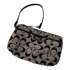 Coach monogram Women’s black wallet